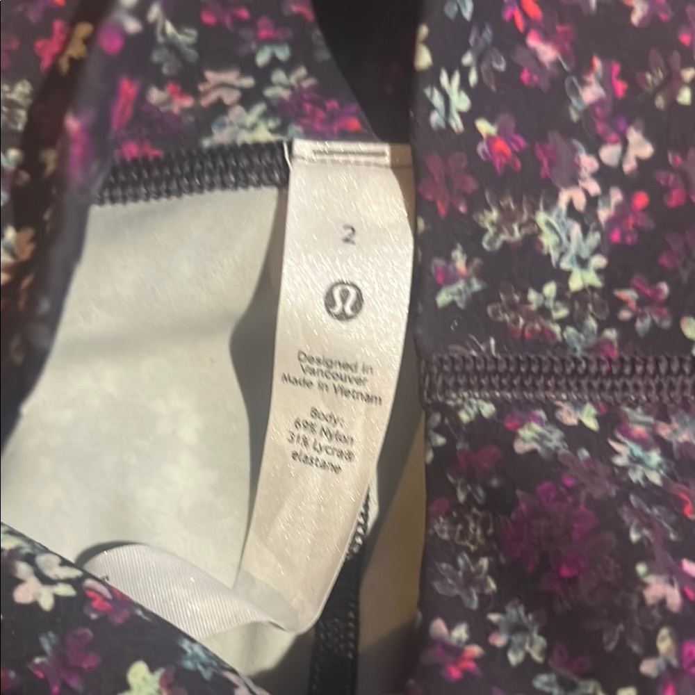 Lululemon Floral Leggings
